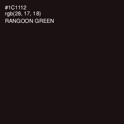 #1C1112 - Rangoon Green Color Image